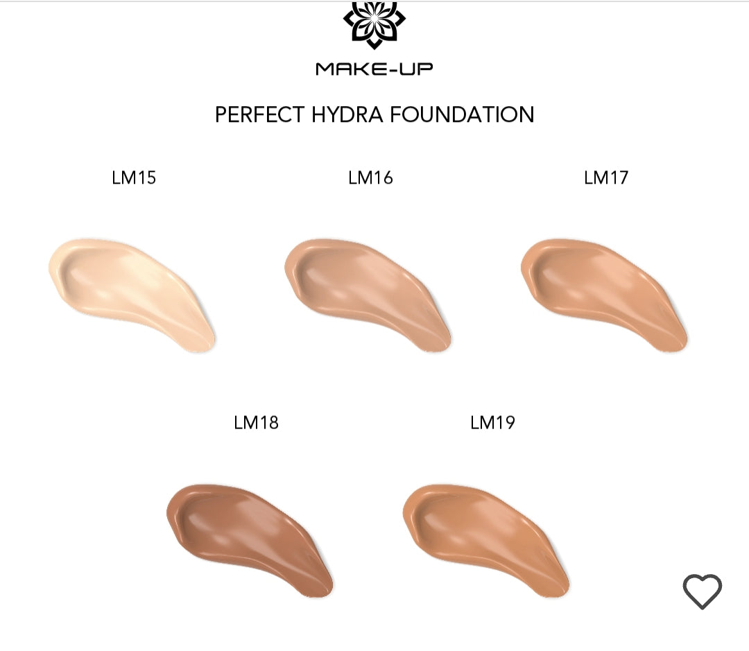 BASE DE MAQUILLAJE PERFECT HYDRA – Marfil – 30 ml chogan (código LM15)