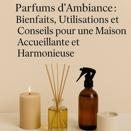 Les parfums d’ambiance sont conçus pour créer une atmosphère chaleureuse, apaisante et raffinée dans chaque espace de vie.