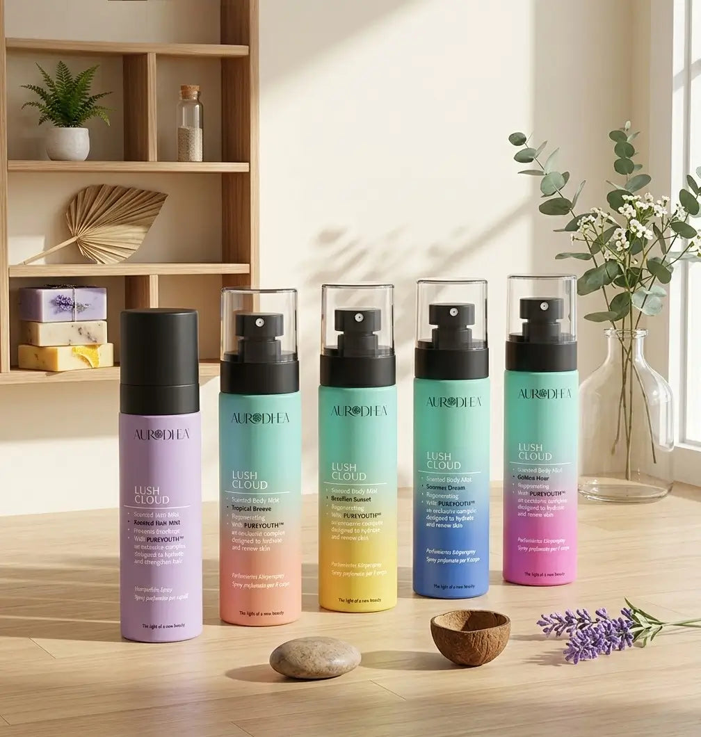 Premièrement : La brume parfumée corps Chogan vous permet de sublimer votre routine quotidienne avec des fragrances légères et aériennes qui enveloppent la peau d'une douceur irrésistible.  