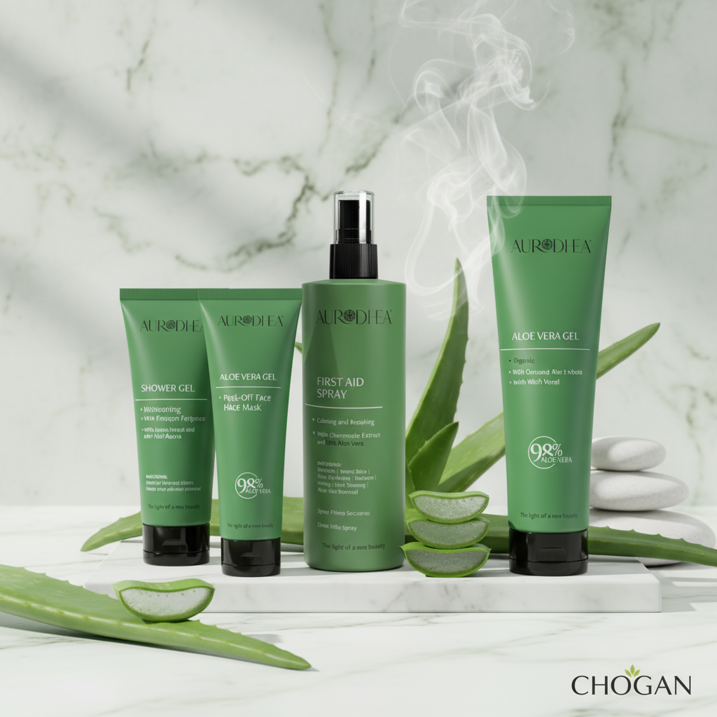 Gamme Aloe Vera Chogan - Produits réels