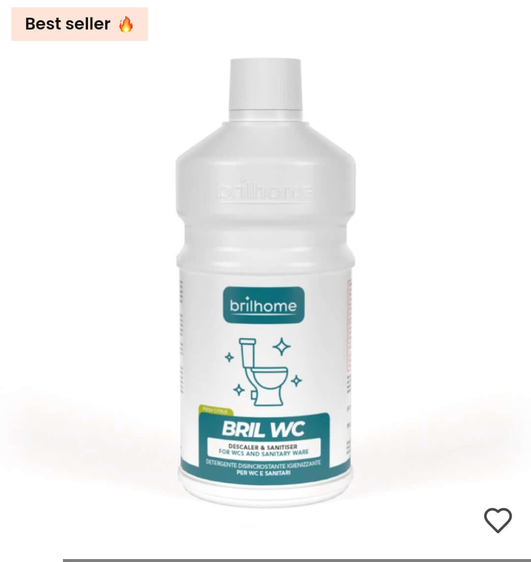 BRIL WC - Détergent détartrant concentré à action blanchissante
750ML | Fresh Citrus ( code : BH0208 )