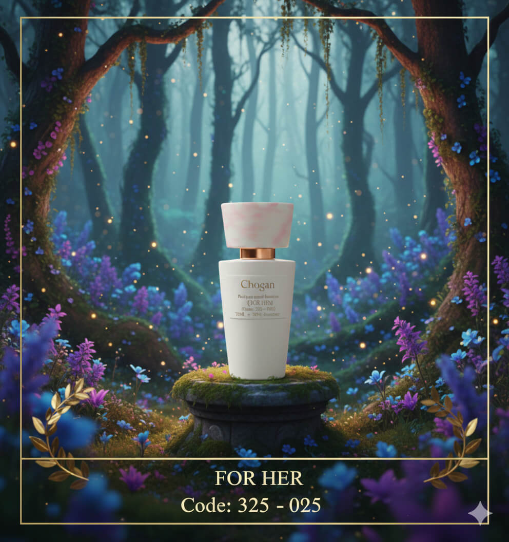 Premièrement : Les parfums Chogan pour femme allient élégance féminine et sensualité captivante.