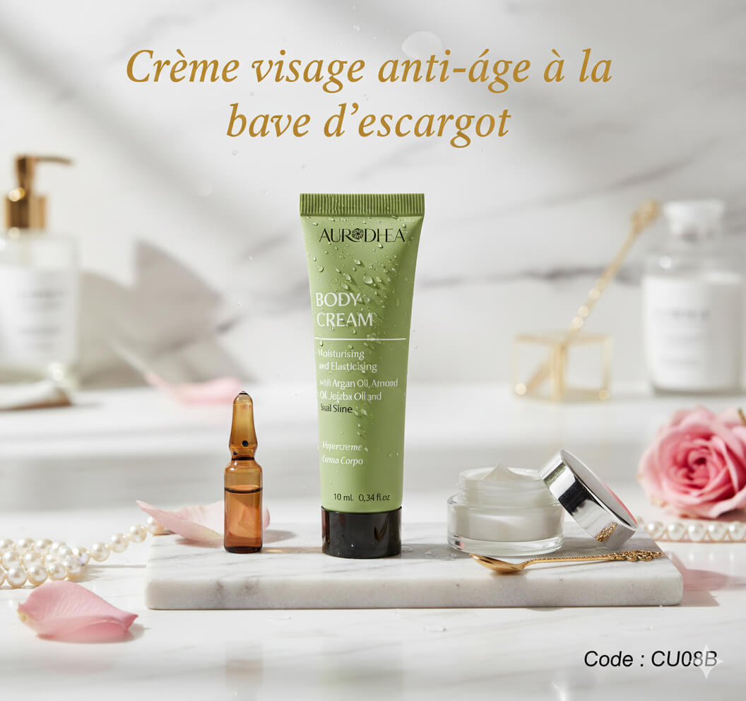 Premièrement : La gamme à base de bave d’escargot Chogan est conçue pour réparer.