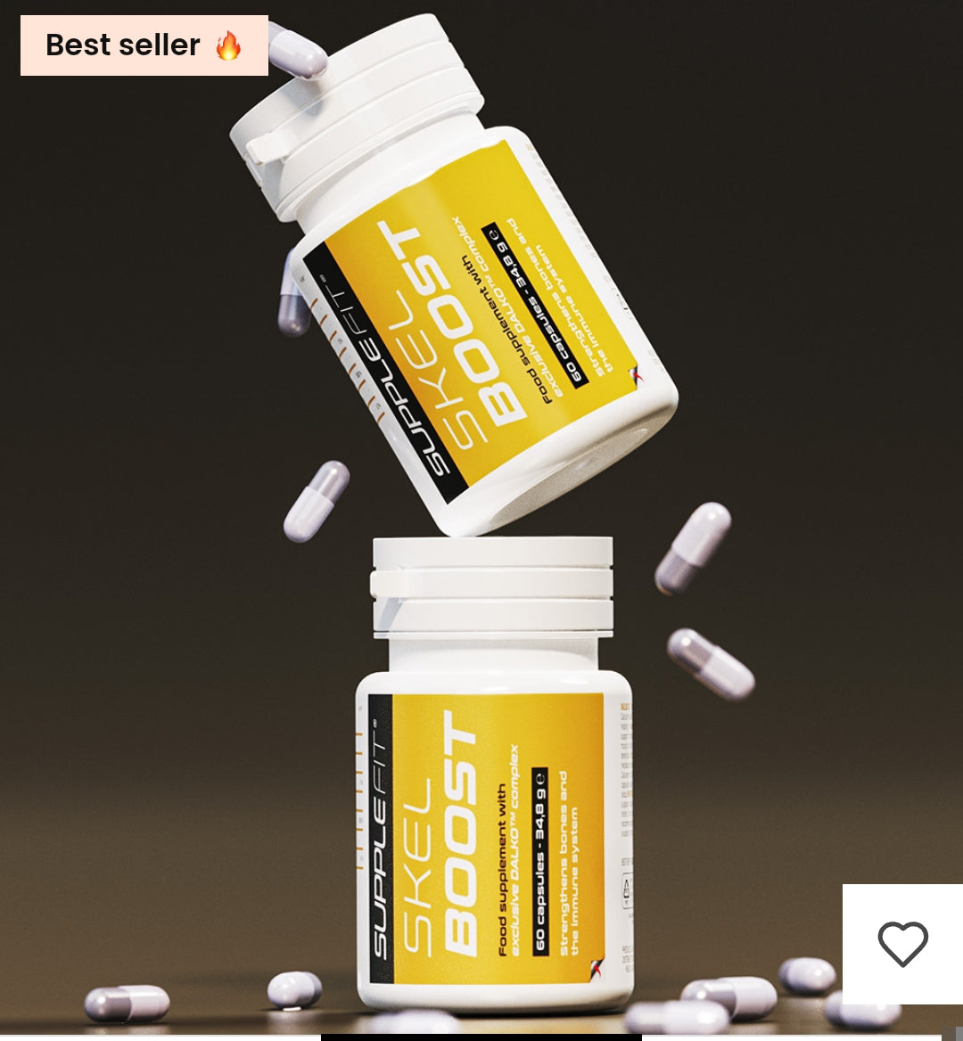 Premièrement : Le complément alimentaire SKELBOOST Supplefit allie innovation scientifique et efficacité nutritionnelle.