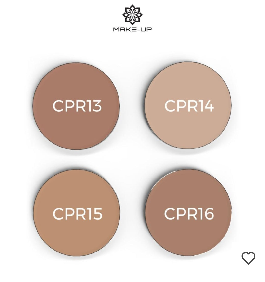 Poudre compacte 'Warm Shade' – Creamy 9g chogan ( code : CPR14 ) Talc Free