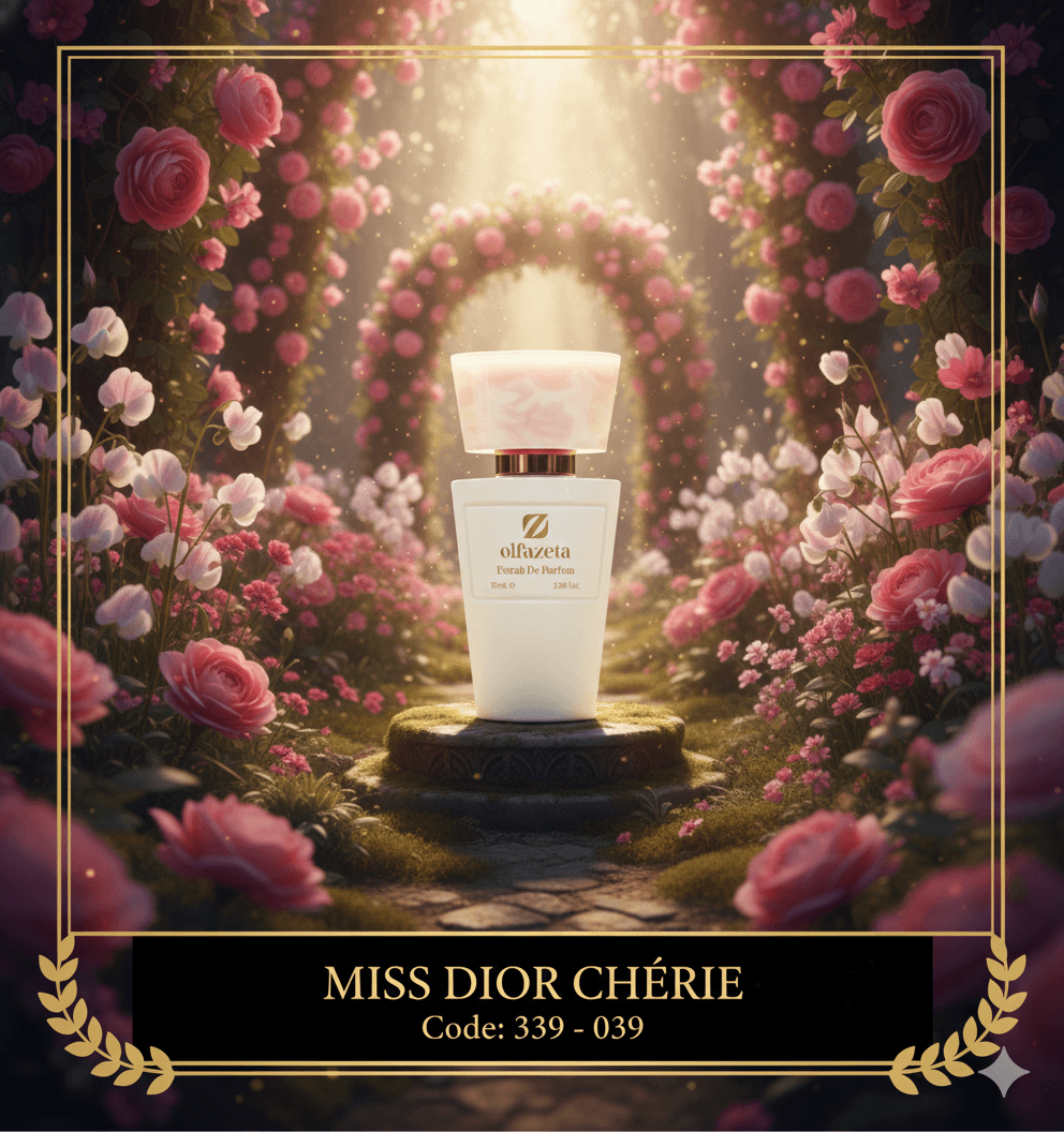 Parfum pour femme  ( MISS DIOR CHÉRIE ) ( Code : 339 - 039 ) 70ML 30% d''essence chogan