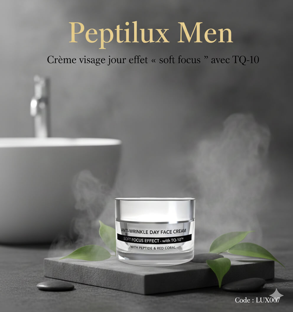 Premièrement, la gamme Peptilux de Chogan a été développée pour offrir une réponse ciblée et efficace aux signes visibles de l’âge.