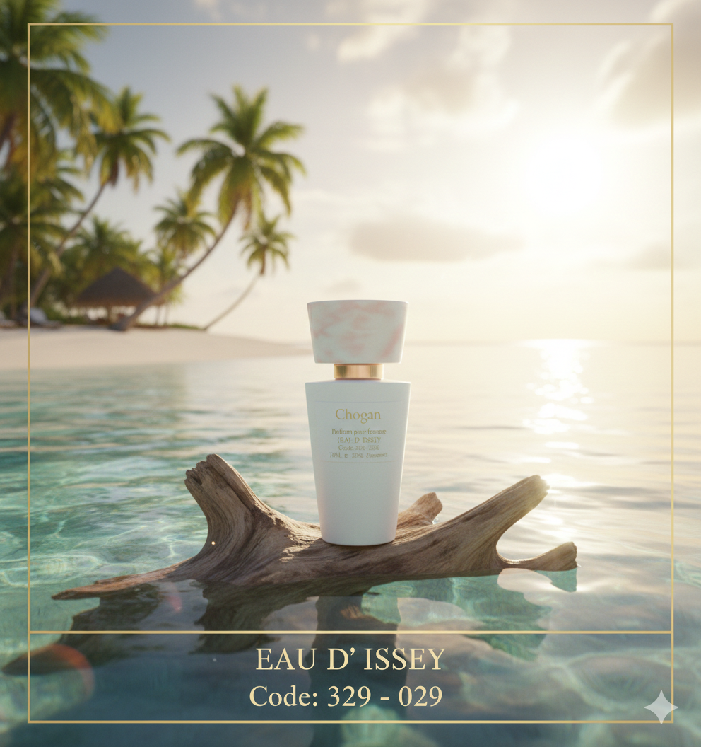 Premièrement : Les parfums Chogan pour femme allient élégance féminine et sensualité captivante.