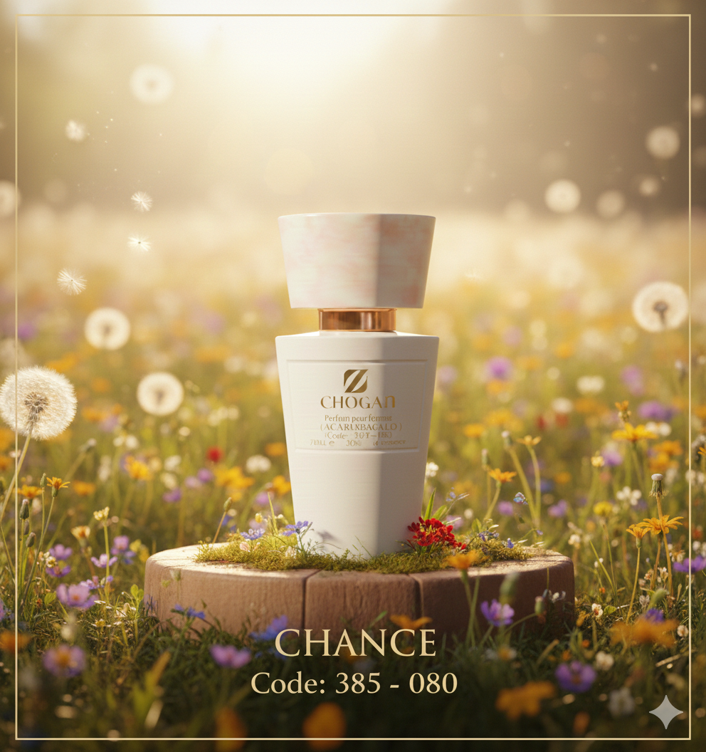 Premièrement : Les parfums Chogan pour femme allient élégance féminine et sensualité captivante.