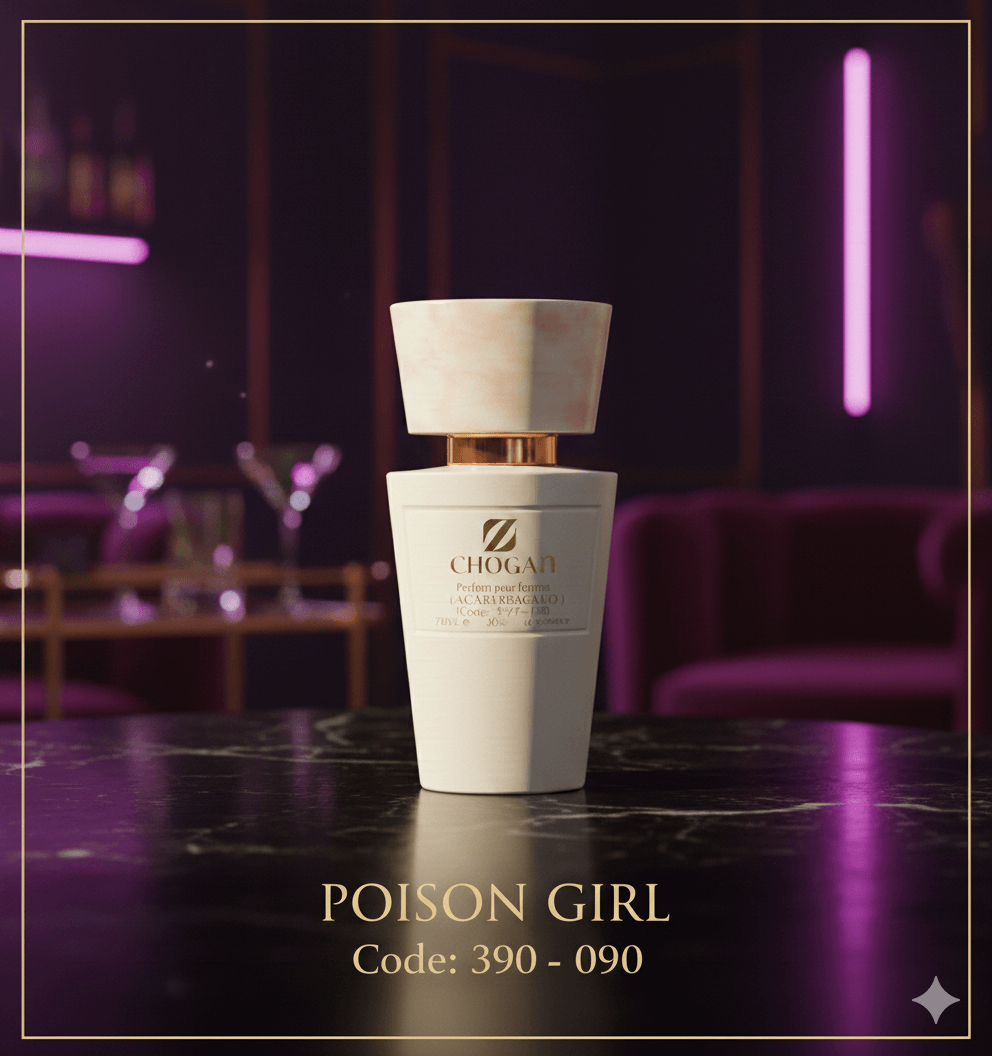 Premièrement : Les parfums Chogan pour femme allient élégance féminine et sensualité captivante.