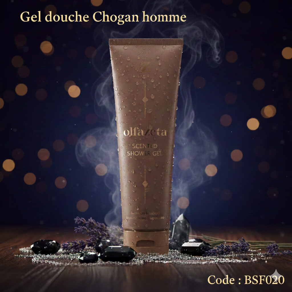 Les gels douche Chogan pour homme  se distinguent par leur capacité à transformer une simple routine quotidienne en un véritable rituel de bien-être.