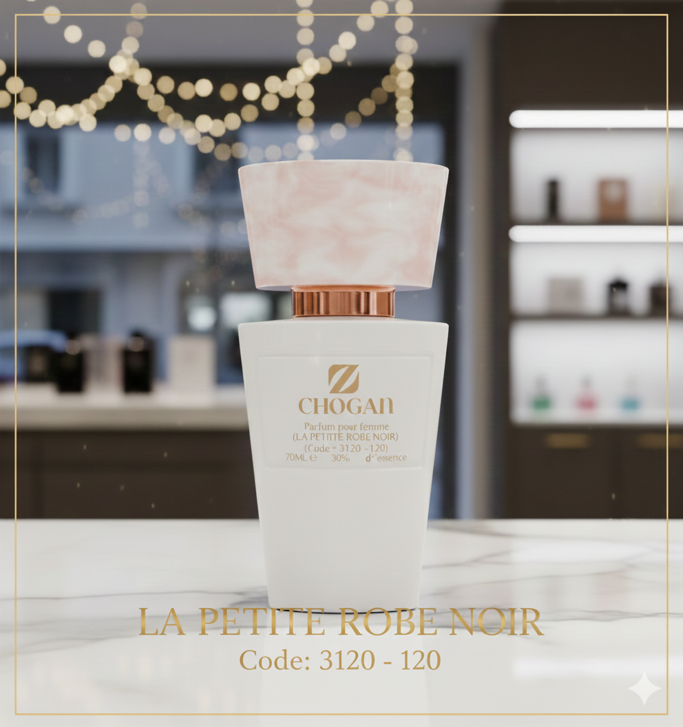 Premièrement : Les parfums Chogan pour femme allient élégance féminine et sensualité captivante.